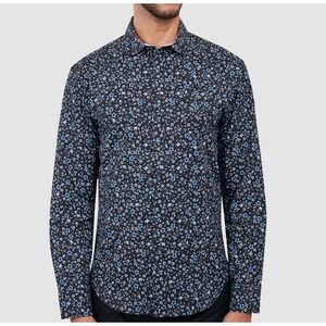 Society of Threads XXL Slim Fit Floral Button Down‎ Shirt Men's